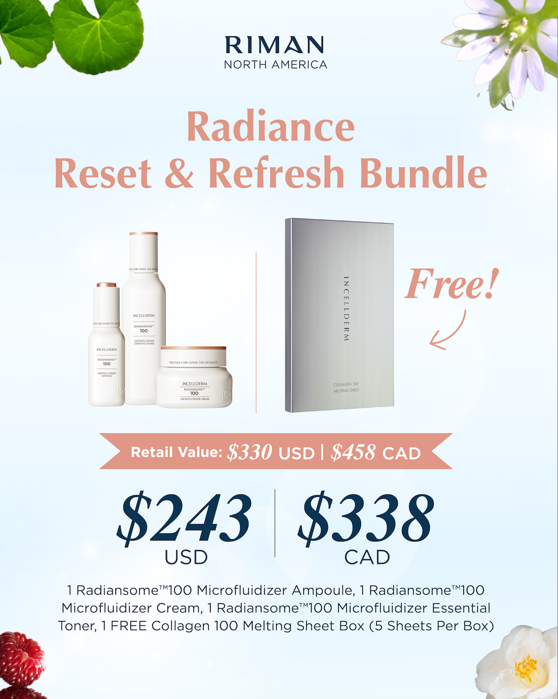 RADIANCE RESET &amp; REFRESH BUNDLE